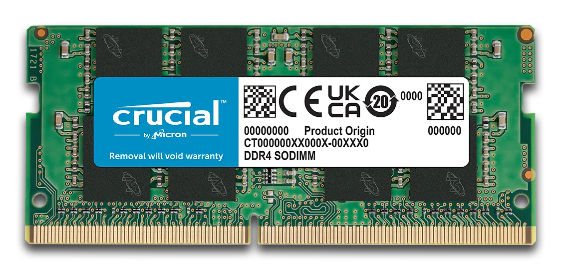Crucial 16GB RAM-Modul DDR4 3200 MT/s PC4-3200AA-S SODIMM
