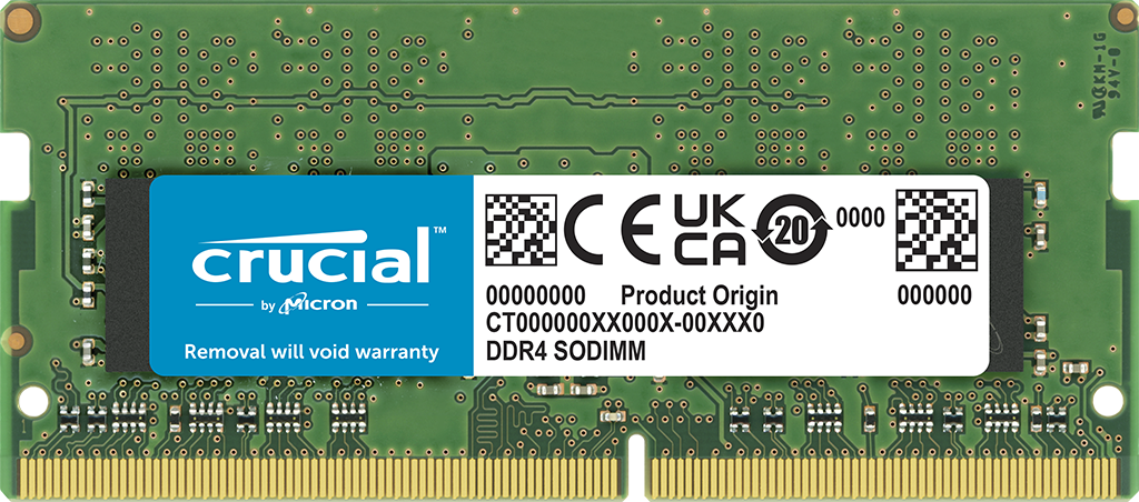 Crucial 8GB RAM-Modul DDR4 2400 MT/s PC4-2400T-S SODIMM